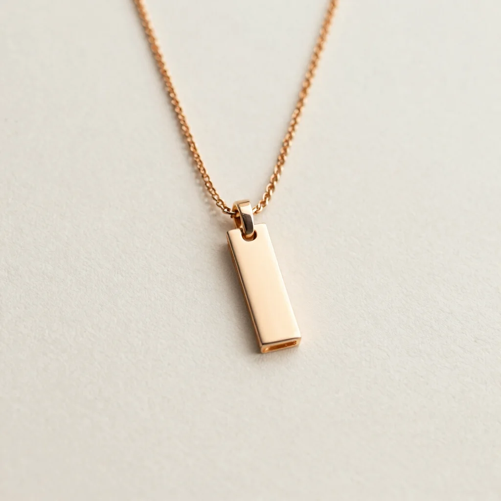 Coordinates Bar Necklace